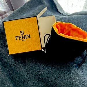 Fendi Product box with Velvet & Satin Bag